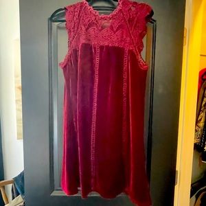 Lace and Velvet Halter